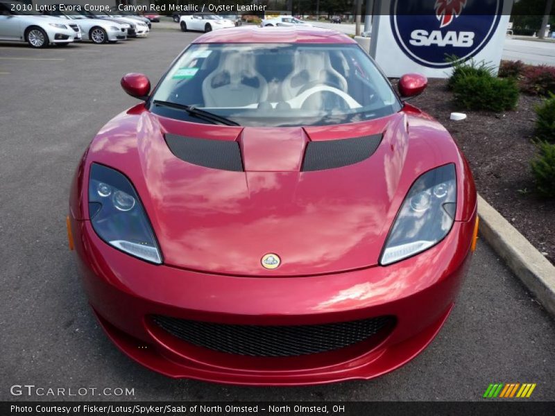 Canyon Red Metallic / Oyster Leather 2010 Lotus Evora Coupe