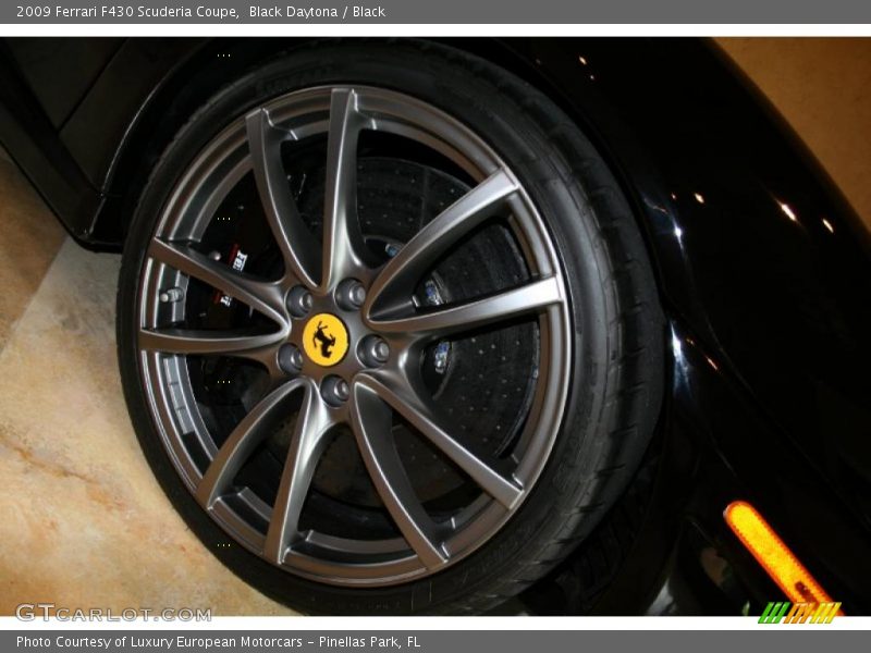 Black Daytona / Black 2009 Ferrari F430 Scuderia Coupe