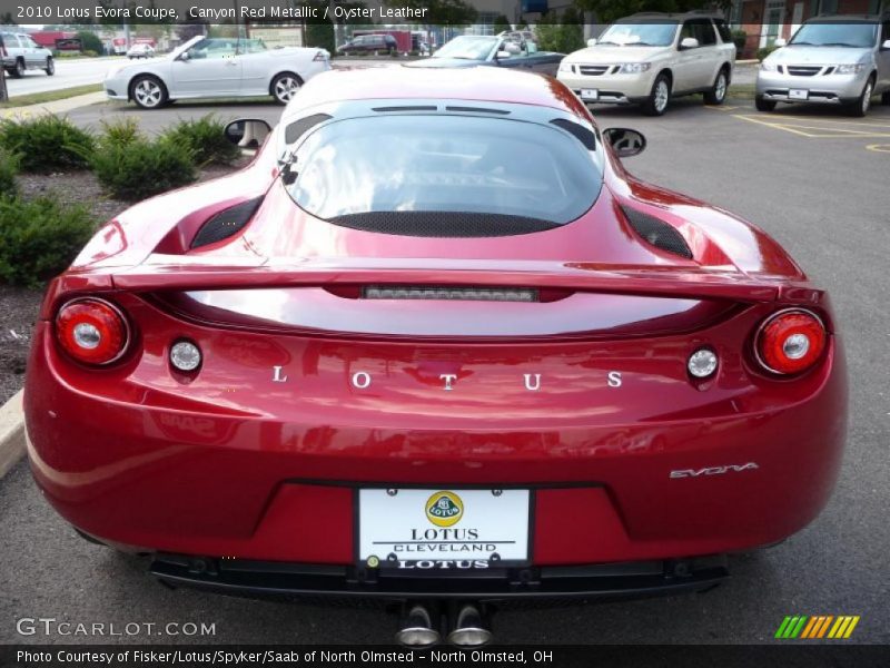 Canyon Red Metallic / Oyster Leather 2010 Lotus Evora Coupe