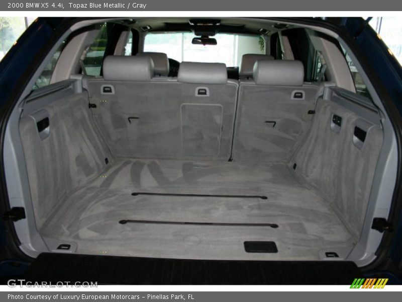 Topaz Blue Metallic / Gray 2000 BMW X5 4.4i