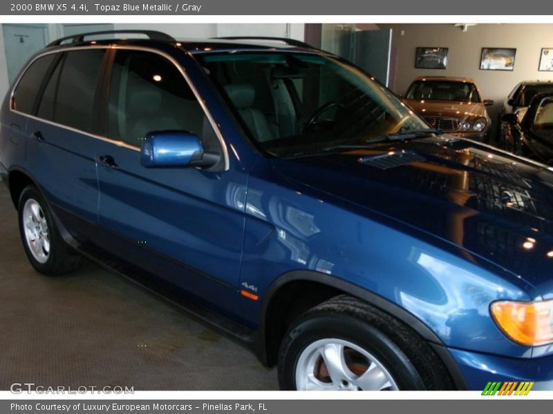 Topaz Blue Metallic / Gray 2000 BMW X5 4.4i