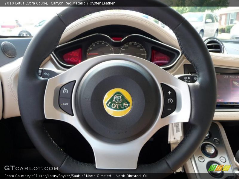 Canyon Red Metallic / Oyster Leather 2010 Lotus Evora Coupe