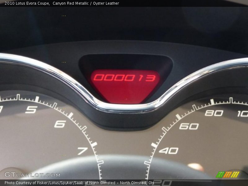 Canyon Red Metallic / Oyster Leather 2010 Lotus Evora Coupe