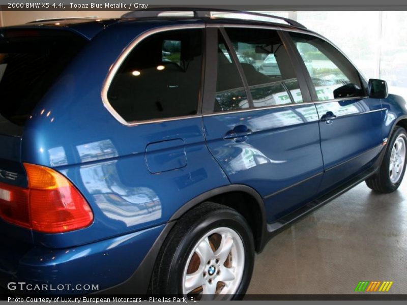 Topaz Blue Metallic / Gray 2000 BMW X5 4.4i