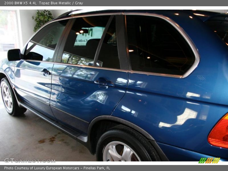 Topaz Blue Metallic / Gray 2000 BMW X5 4.4i