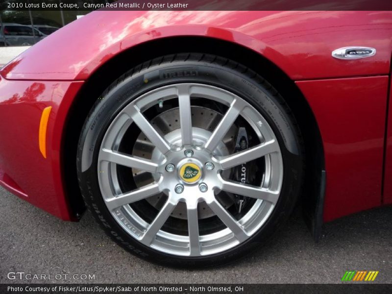 Canyon Red Metallic / Oyster Leather 2010 Lotus Evora Coupe