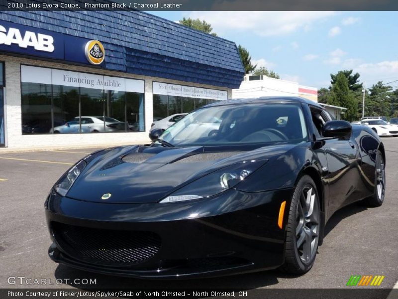 Phantom Black / Charcoal Leather 2010 Lotus Evora Coupe