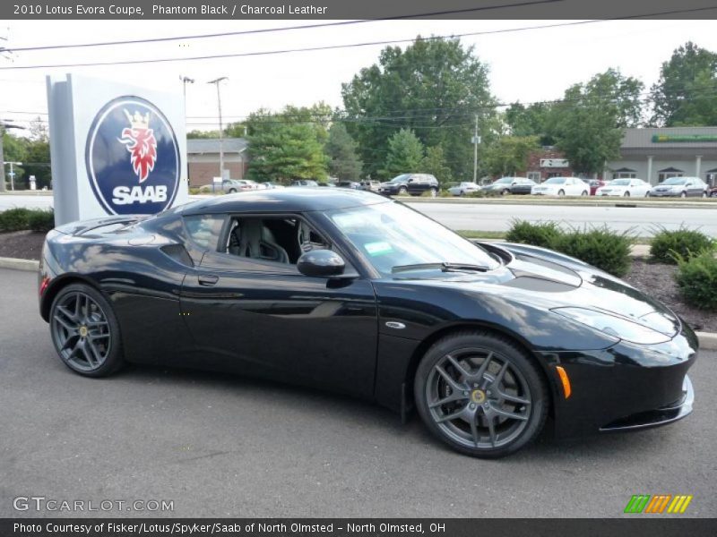 Phantom Black / Charcoal Leather 2010 Lotus Evora Coupe