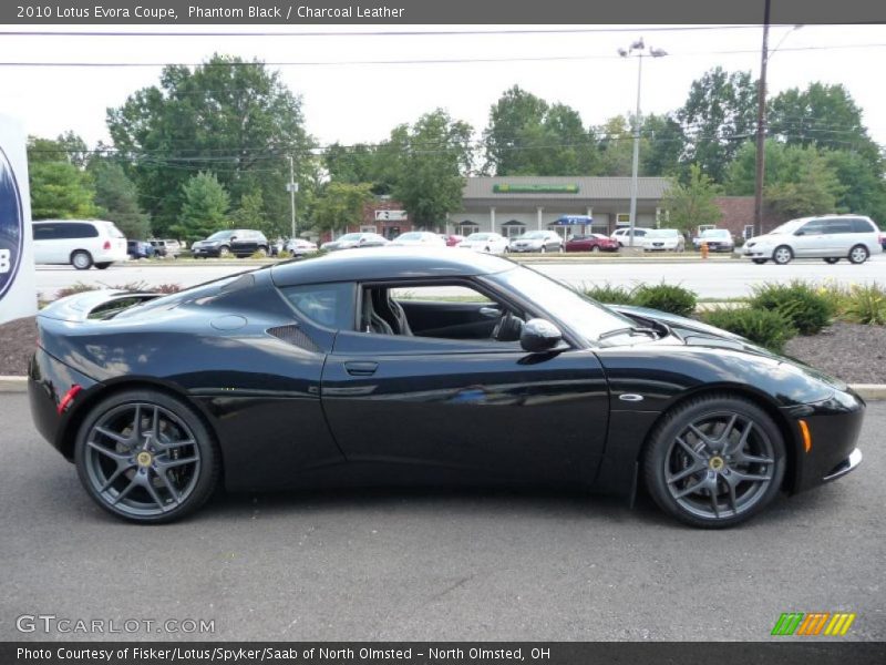 Phantom Black / Charcoal Leather 2010 Lotus Evora Coupe