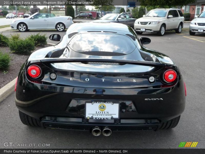 Phantom Black / Charcoal Leather 2010 Lotus Evora Coupe