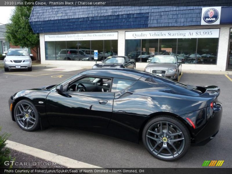 Phantom Black / Charcoal Leather 2010 Lotus Evora Coupe