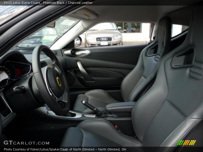 Phantom Black / Charcoal Leather 2010 Lotus Evora Coupe