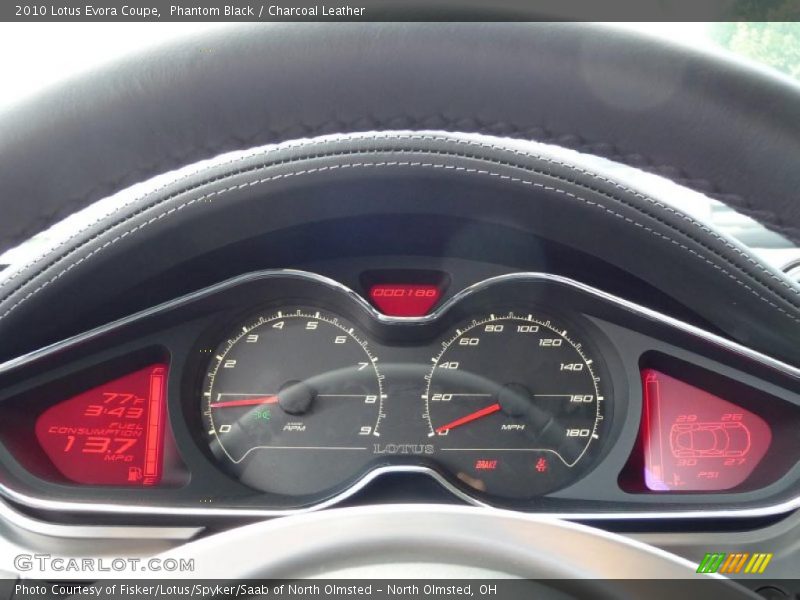 Phantom Black / Charcoal Leather 2010 Lotus Evora Coupe