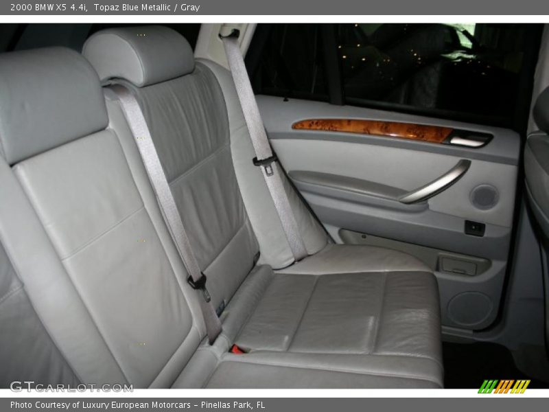 Topaz Blue Metallic / Gray 2000 BMW X5 4.4i