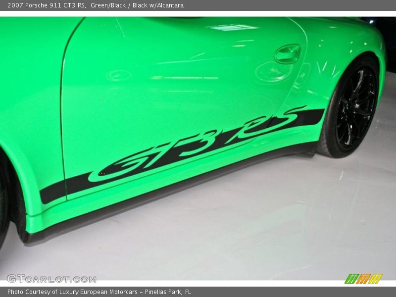 Green/Black / Black w/Alcantara 2007 Porsche 911 GT3 RS