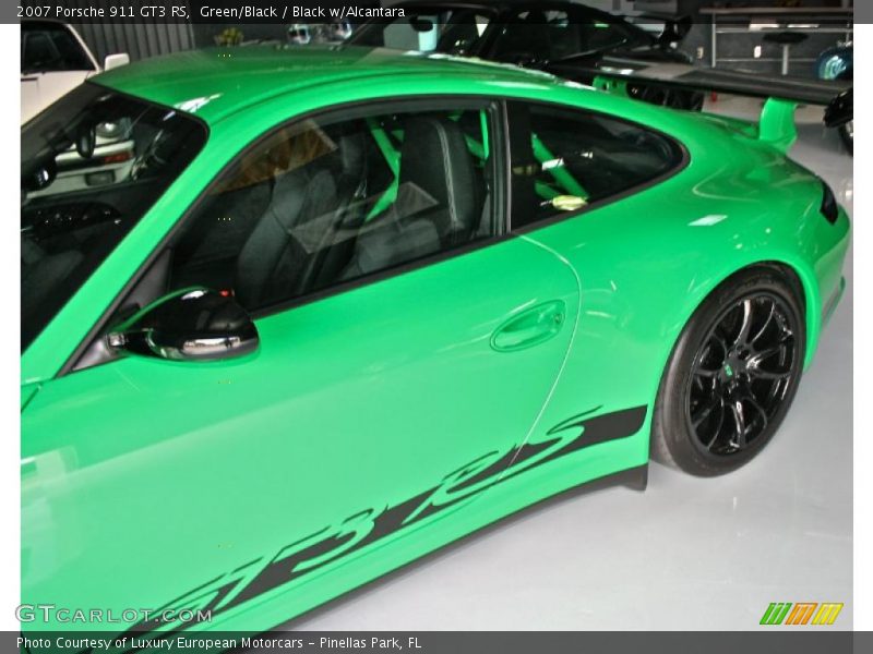 Green/Black / Black w/Alcantara 2007 Porsche 911 GT3 RS