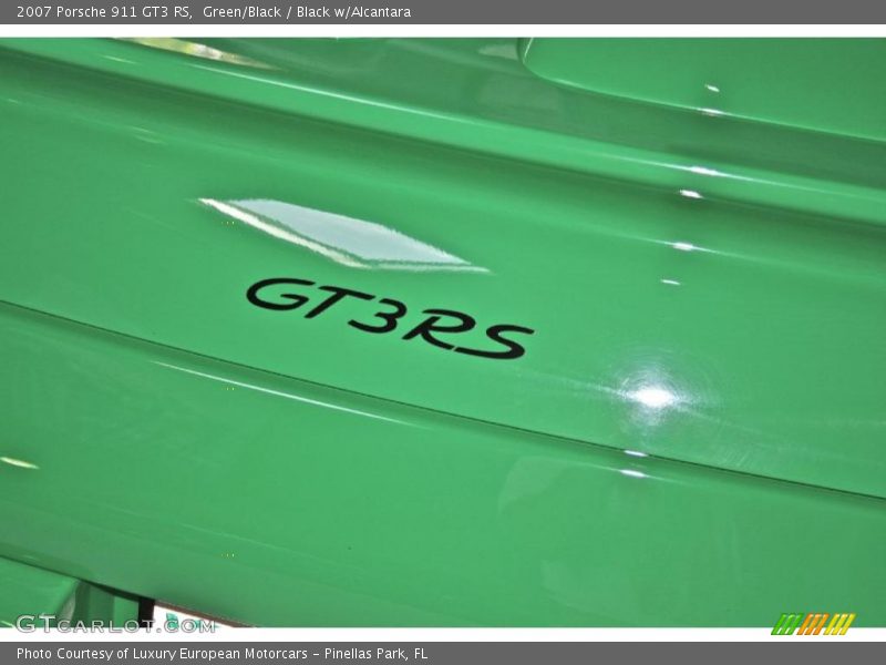 Green/Black / Black w/Alcantara 2007 Porsche 911 GT3 RS