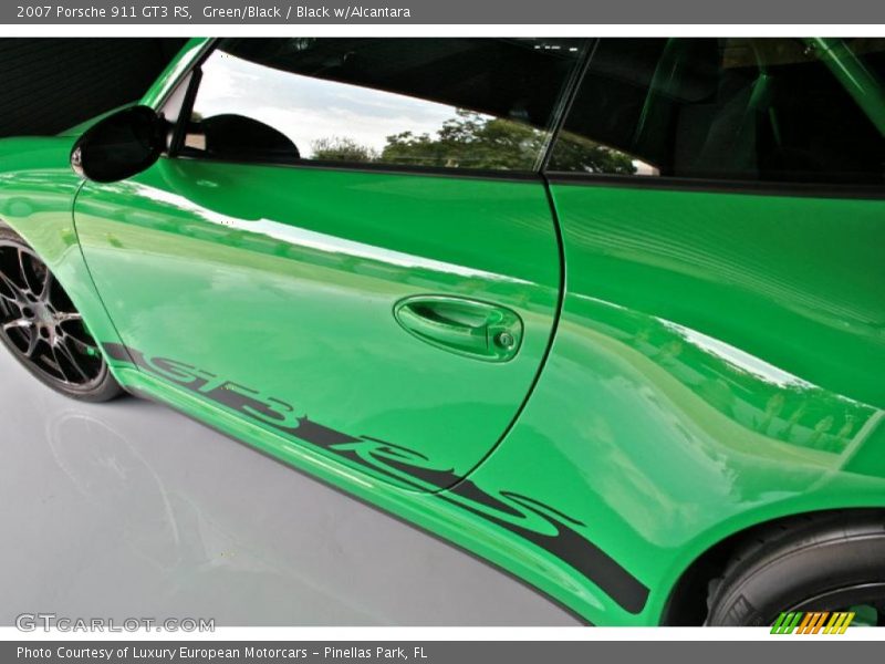 Green/Black / Black w/Alcantara 2007 Porsche 911 GT3 RS