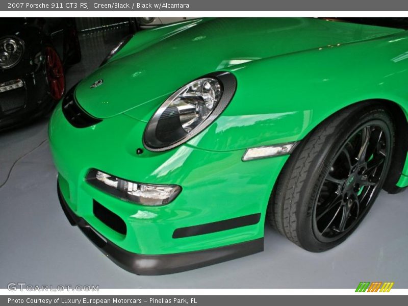 Green/Black / Black w/Alcantara 2007 Porsche 911 GT3 RS