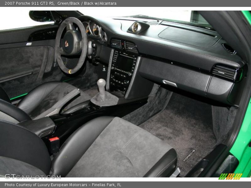 Green/Black / Black w/Alcantara 2007 Porsche 911 GT3 RS