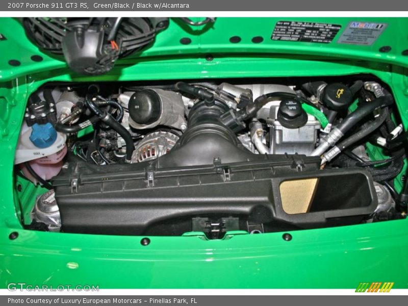 Green/Black / Black w/Alcantara 2007 Porsche 911 GT3 RS