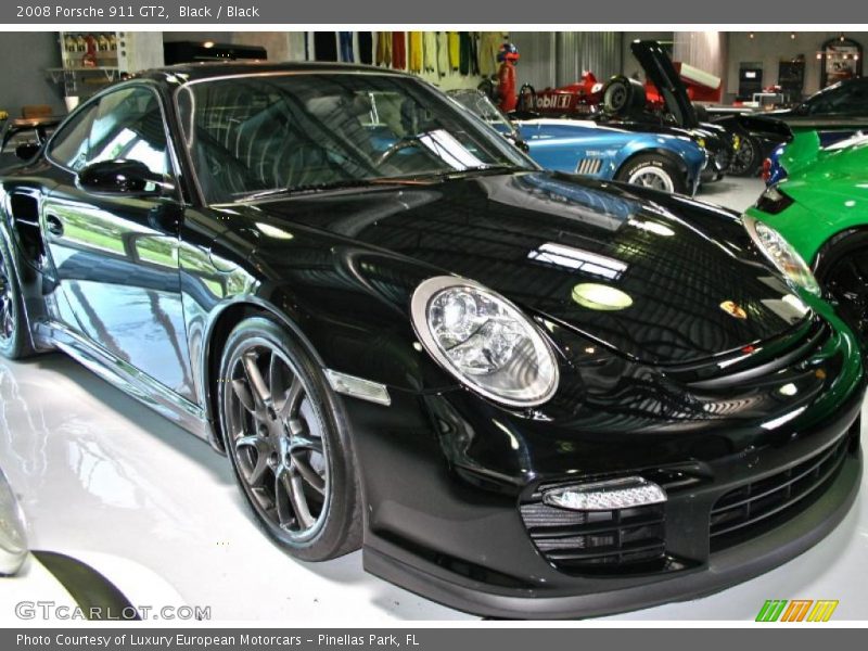 Black / Black 2008 Porsche 911 GT2