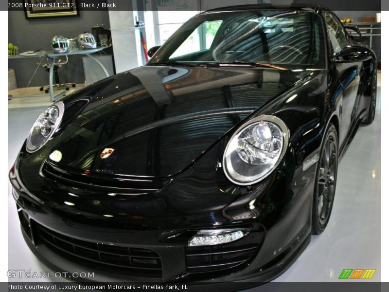 Black / Black 2008 Porsche 911 GT2