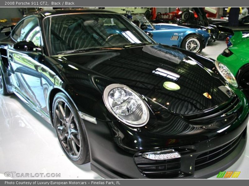 Black / Black 2008 Porsche 911 GT2