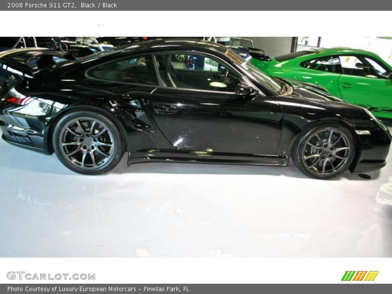 Black / Black 2008 Porsche 911 GT2