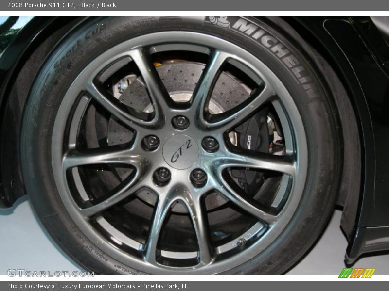 Black / Black 2008 Porsche 911 GT2