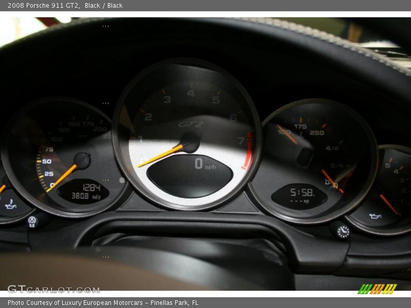 Black / Black 2008 Porsche 911 GT2