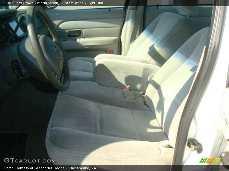 Vibrant White / Light Flint 2003 Ford Crown Victoria Sedan