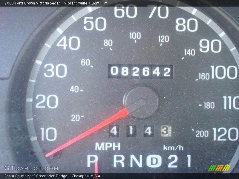Vibrant White / Light Flint 2003 Ford Crown Victoria Sedan
