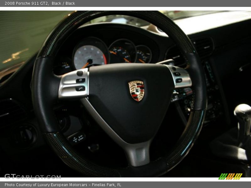 Black / Black 2008 Porsche 911 GT2
