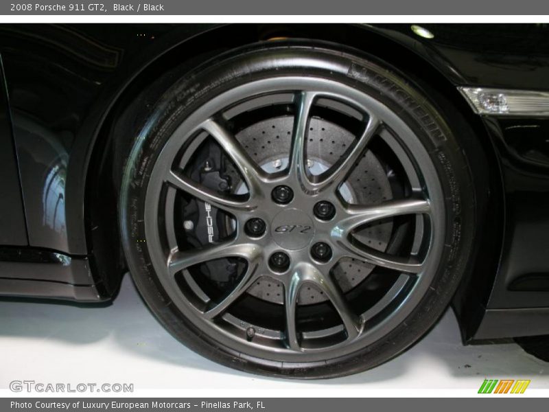 Black / Black 2008 Porsche 911 GT2