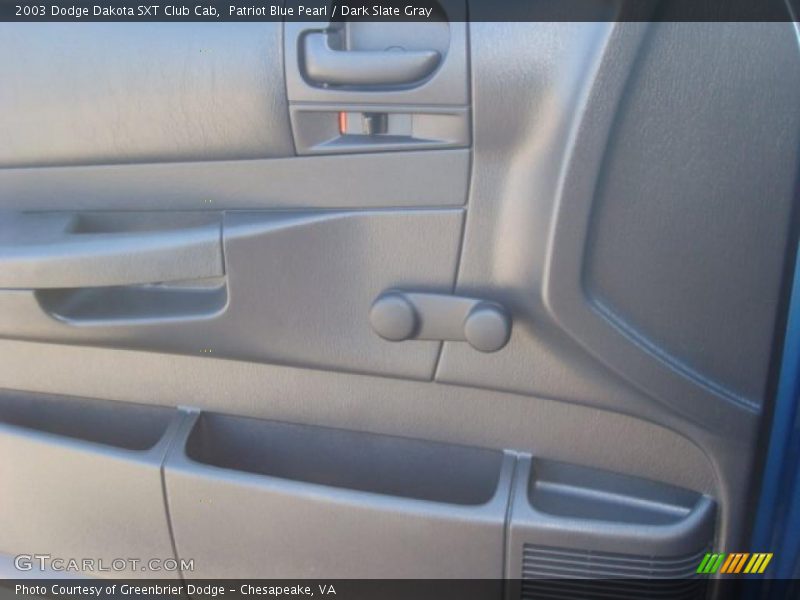 Patriot Blue Pearl / Dark Slate Gray 2003 Dodge Dakota SXT Club Cab