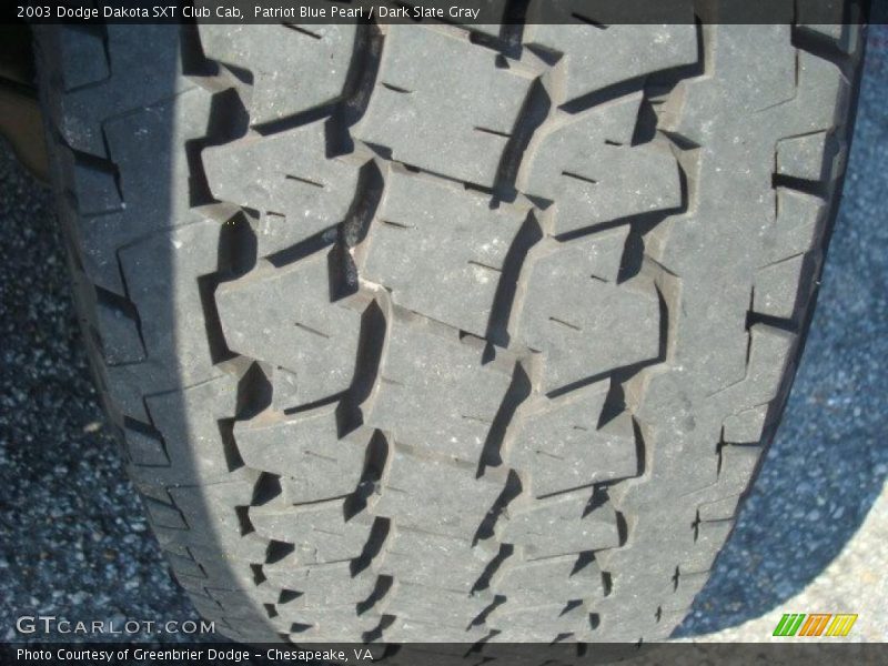 Patriot Blue Pearl / Dark Slate Gray 2003 Dodge Dakota SXT Club Cab