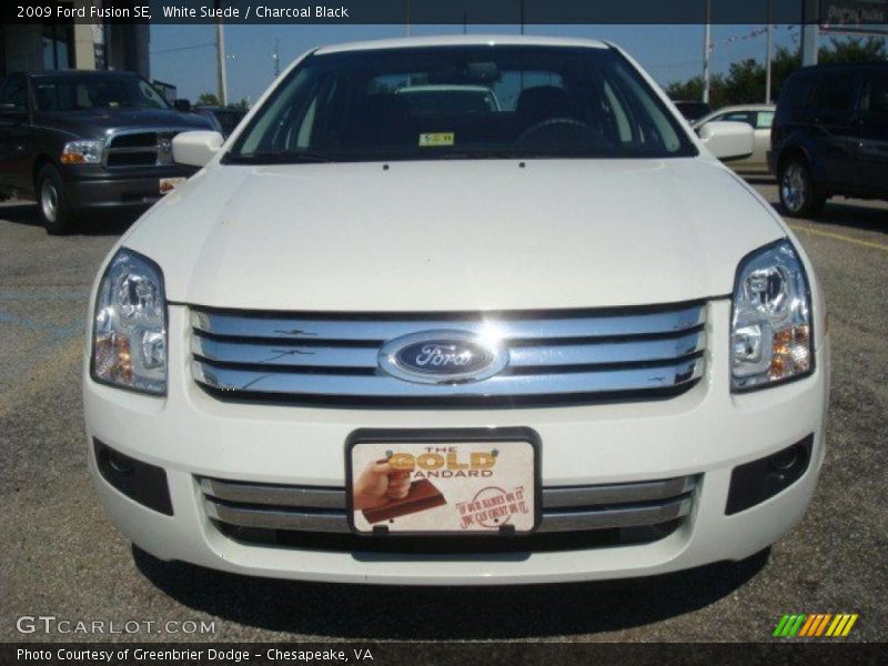 White Suede / Charcoal Black 2009 Ford Fusion SE