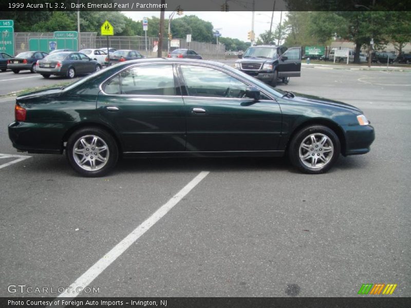 Dark Emerald Pearl / Parchment 1999 Acura TL 3.2