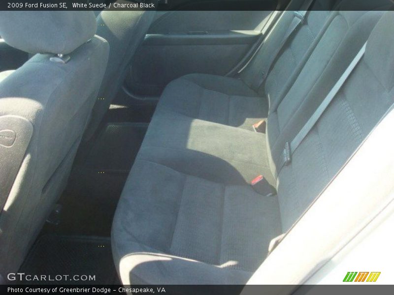 White Suede / Charcoal Black 2009 Ford Fusion SE