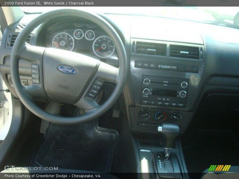 White Suede / Charcoal Black 2009 Ford Fusion SE