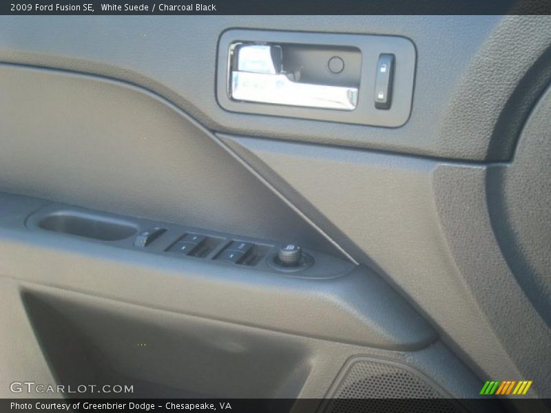 White Suede / Charcoal Black 2009 Ford Fusion SE