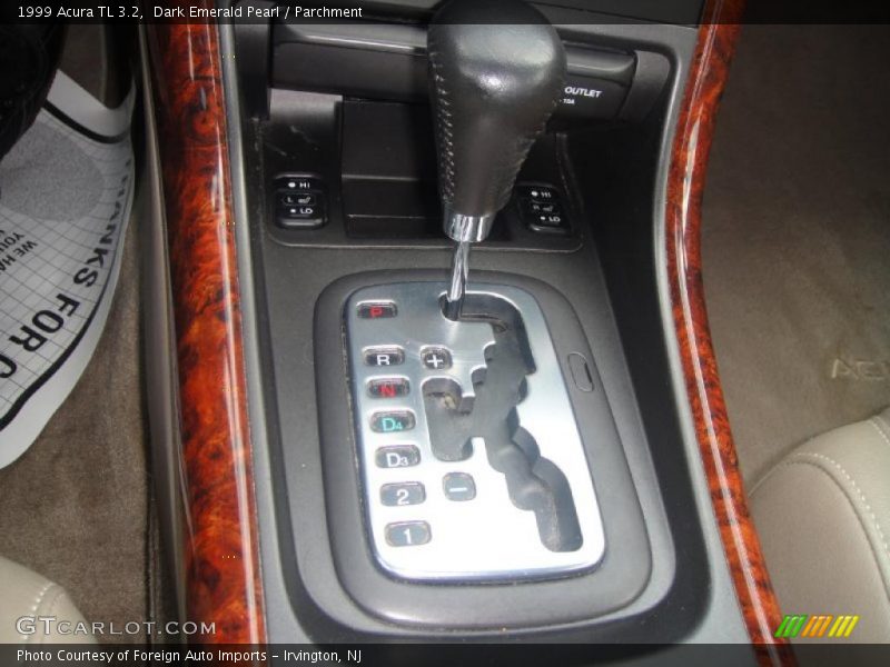 Dark Emerald Pearl / Parchment 1999 Acura TL 3.2