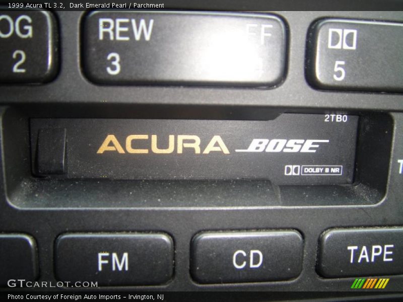 Dark Emerald Pearl / Parchment 1999 Acura TL 3.2