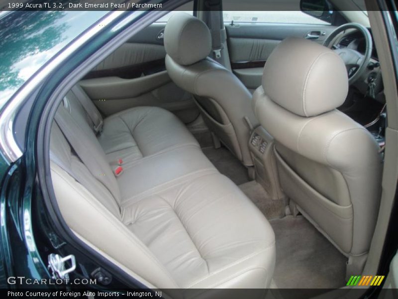 Dark Emerald Pearl / Parchment 1999 Acura TL 3.2