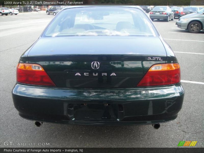 Dark Emerald Pearl / Parchment 1999 Acura TL 3.2