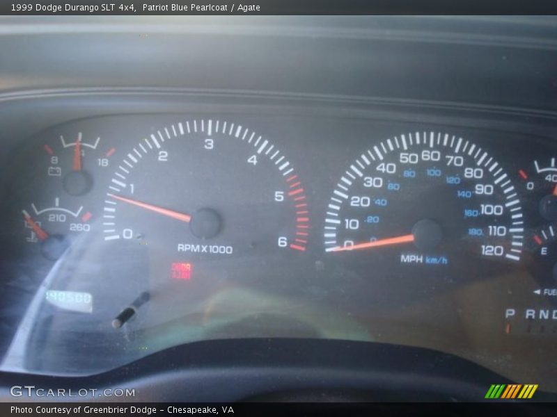Patriot Blue Pearlcoat / Agate 1999 Dodge Durango SLT 4x4