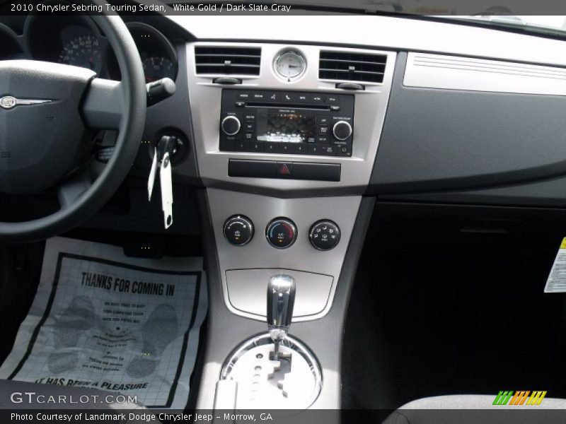 White Gold / Dark Slate Gray 2010 Chrysler Sebring Touring Sedan