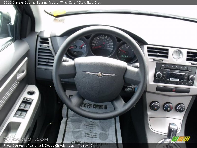 White Gold / Dark Slate Gray 2010 Chrysler Sebring Touring Sedan