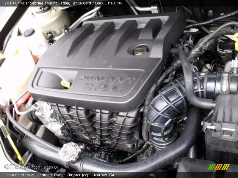 White Gold / Dark Slate Gray 2010 Chrysler Sebring Touring Sedan